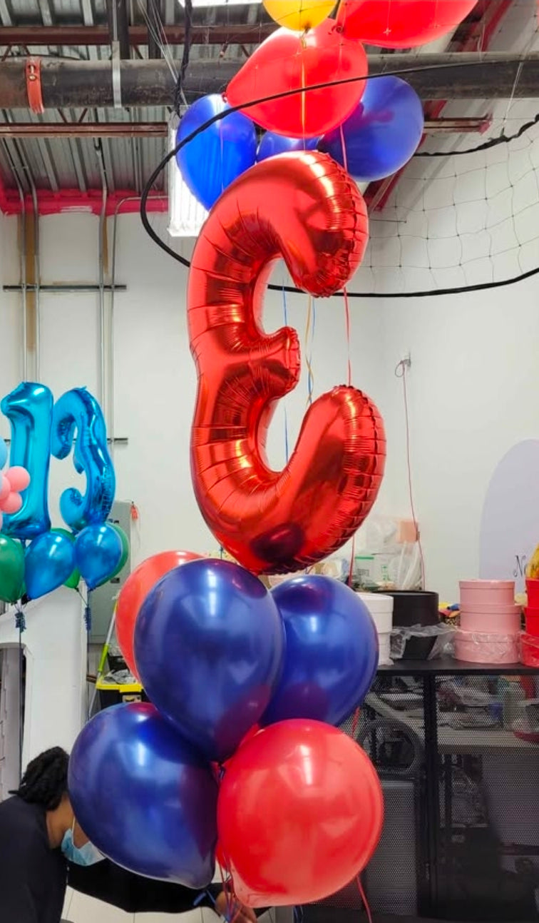 Personalized Number Balloon