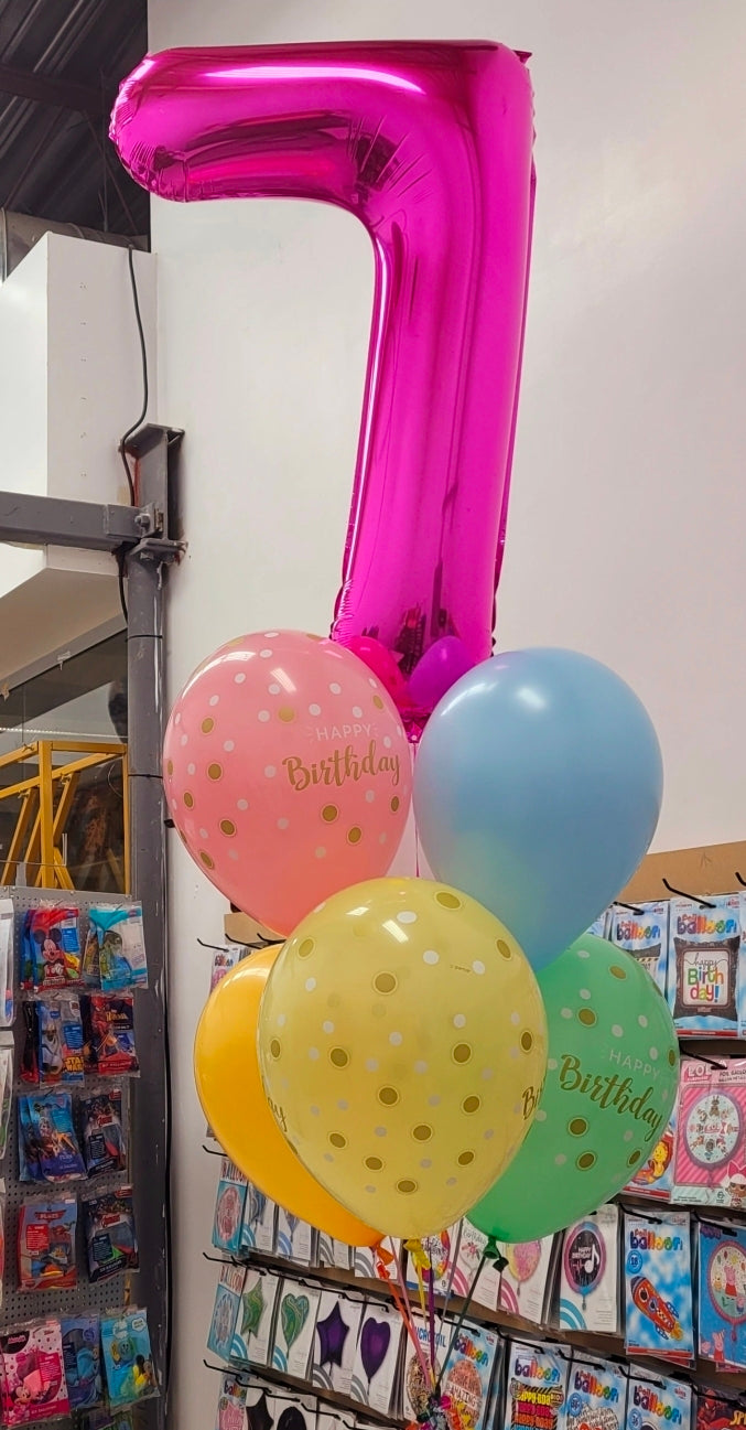 Personalized Number Balloon