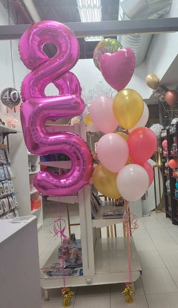 Personalized Number Balloon