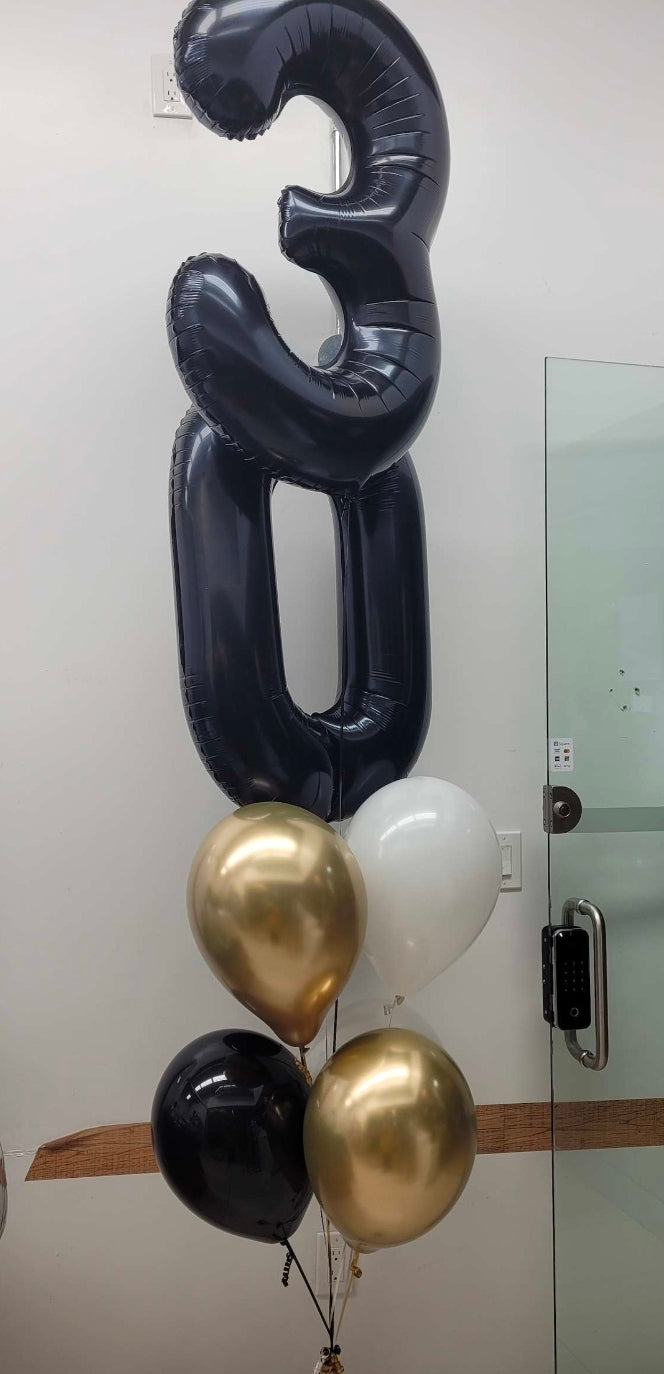 Personalized Number Balloon